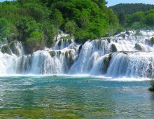 National park Krka Waterfalls